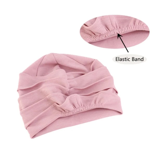 Women Cotton Slouch Beanie Chemo Cap Solid Color Bonnet Inner Hijabs Cap Muslim Head Wraps Femme Wrap Head Elastic Turban Hat