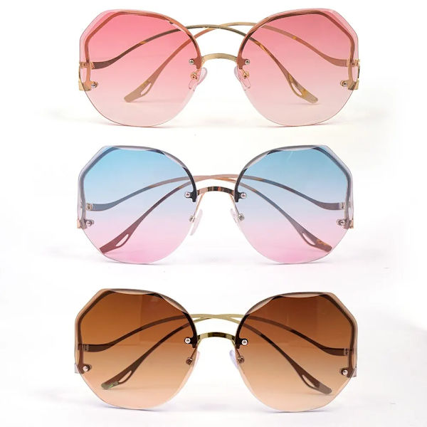 Women Gradient Ins Sunglasses Fashion Outdoor Female Glasses For Holiday Leisure Fashion Beach Style