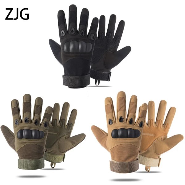 Military fan hard shell black eagle tactical sports gloves male cross border protection male five finger hard shell training