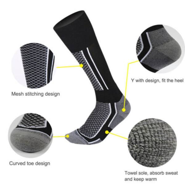 Waterproof Long Warm Breathable Ski Socks Thicken Winter Sports Men Women Child！