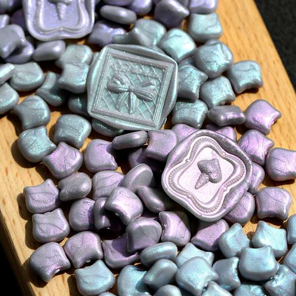 40pcs Mixed Color Retro Glitter Cat Head Wax Seal Stamp DIY Gift Envelope Wedding Invitation Ancient Stamp Wax Craft Supplie