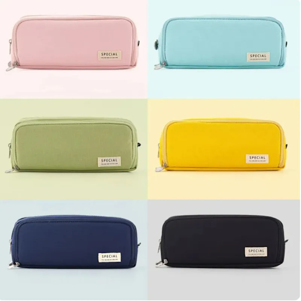 Large Capacity Pencil Case Kawaii Cute Pencil Cases Student Pen Case Big School Supplies Stationery Pencil Bags Box Pencil Pouch