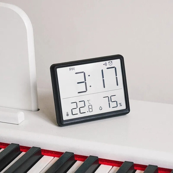 Ultra Thin Electronic Clock Simple Digital Clocks Wall Mounted LCD Disply