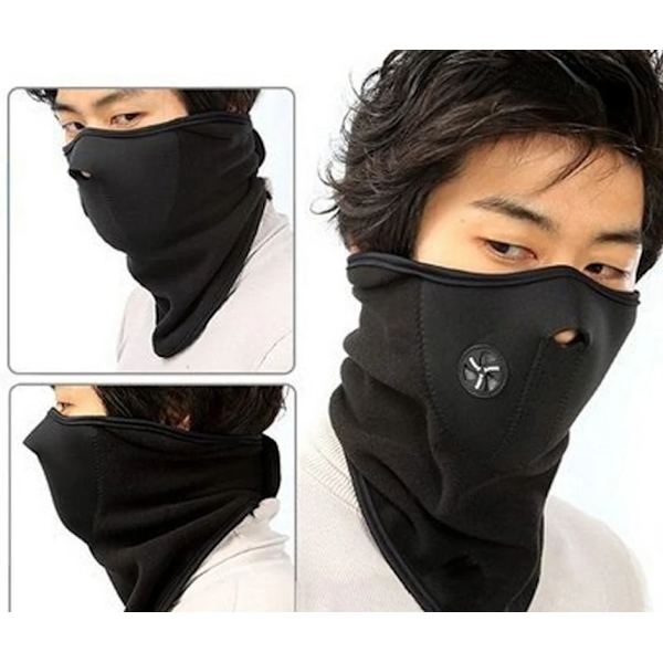 2 pcs 1PC Skiing Face Scarf Men Women Warm Skiing Mask Neck Guard Protection Cycling Hiking Motorcycle Scarves Windproof Thicken