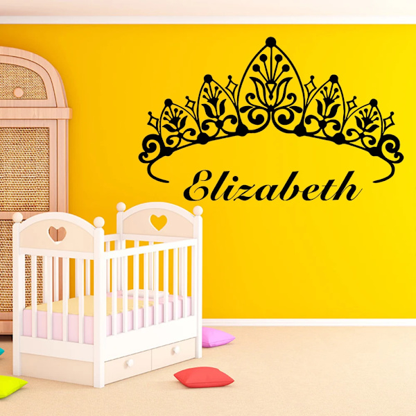 Kids Room fairy Custom Name Wall Sticker Cartoon Vinyl Wall Decals For Baby Room Decor Wall Decal Art Stickers Mural