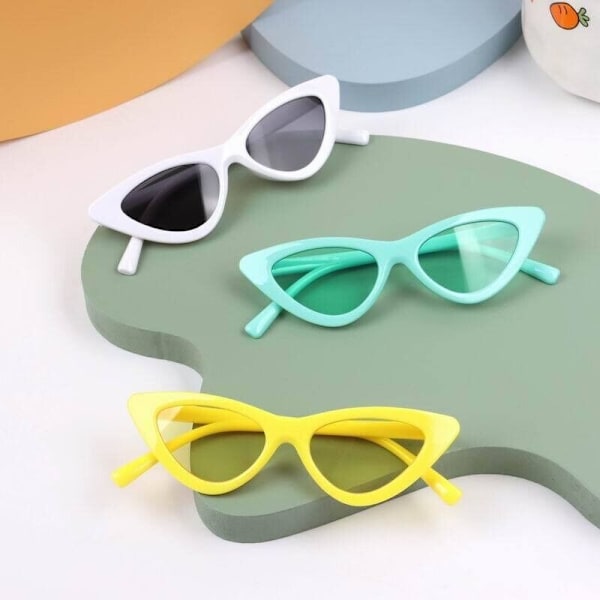 Triangle Cat Eye Sunglasses Brotection Kids Ultraviolet-Br