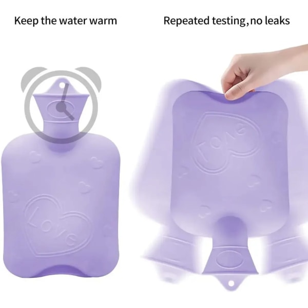 Hot water bottle warm belt water injection hot water bottle belt set of three