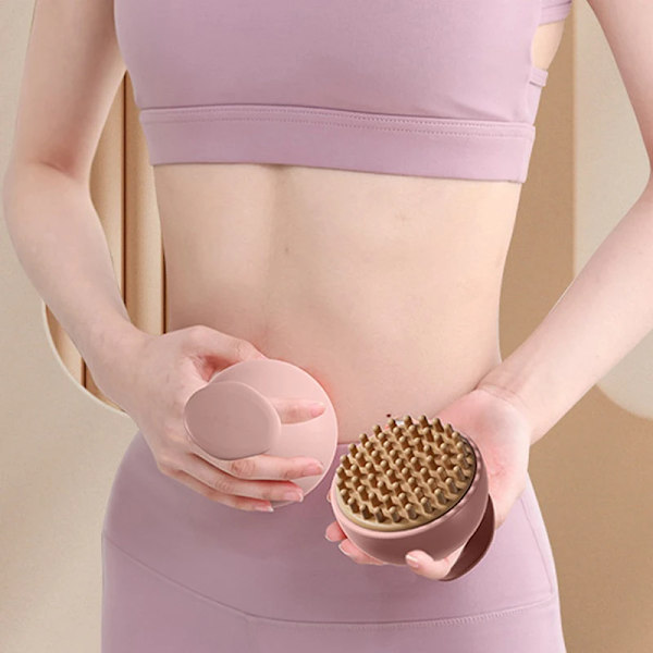 Body Meridian Brush Handheld Scraping Massage Brush Natural Waist Leg Body Meridian Scraping SPA Cellulite Relaxation Tool