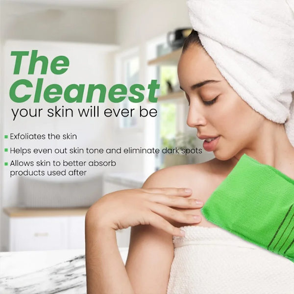 5/1Pcs Shower Bath Scrub Glove Korean Exfoliating Body Scrub Shower Towel Washcloth Portable For Adults Coarse Grain Brush