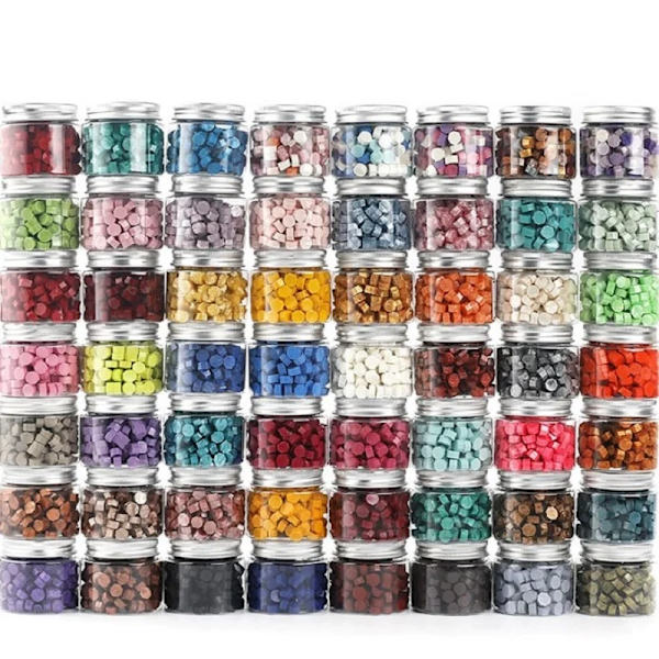 180pcs Wax Seal Stamp Wax Lacquer for Seals Vintage Octagonal Colorful Wax Beads for DIY Retro Craft Envelope Wedding Wax HCL031