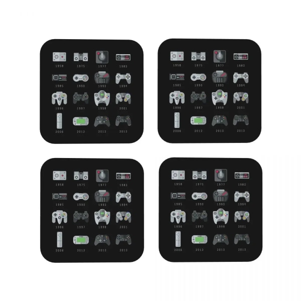 Geek Gaming Controllers Coaster Table Mat For Dining Table Mats Kitchen Induction Mat For Drying Dishes Mat Coffee Mat Hot Pad