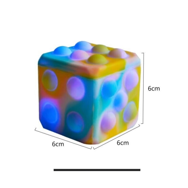 2 -Pack Pop-it Fidget Decompression Cube? -? Sensory Adult/Kids Stress Reliever?