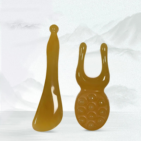 Resin Gua Sha Board Facial Special Beauty Stick Eye Lifting Rod Acupoint Massage Nose Scraper Health Care Massage Scraping Tools