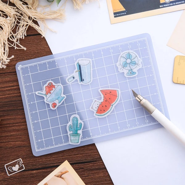 PVC Cutting Mat Patchwork Cut Pad Tools Durable Multi-Size Durable DIY Handmade Self-healing Plate Carving Art Tool Cricut Tools