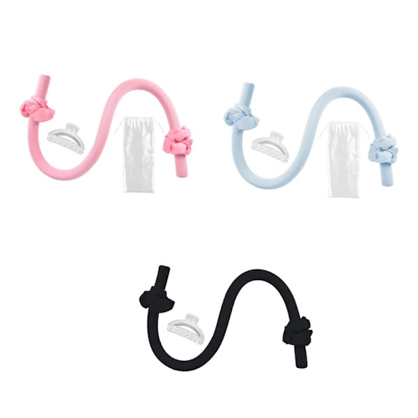 Heatless Hair Curlers for Long Hair to Sleep in Overnight No Heat Curls Headband Rollers Curling Clip DIY Styling Tools