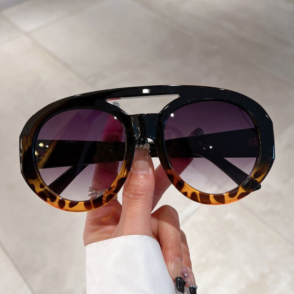 Oversized Round Goggle Men Fashion Candy Color Women Shades Eyewear Sun Glasses
