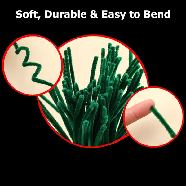 100Pcs Pipe Cleaners 14 Color Creativity Craft Chenille Stems Christmas DIY Art Crafts Toys Children Educational Handmade