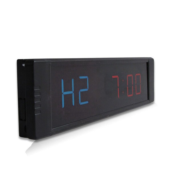 1" digital gym training timer clock wall LED stopwatch countdown interval timer