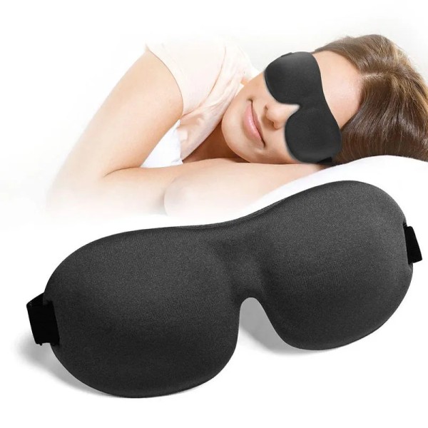 3D Sleep Mask Sleeping Stereo Cotton Blindfold Men And Women Air Travel Sleep Eye Cover Eyes Patches For Eyes Rest Health Care