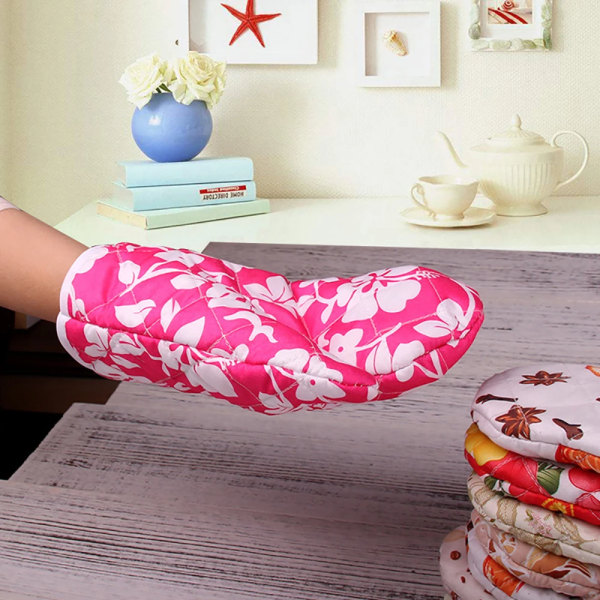 Microwave Oven Heat Insulated Gloves Kitchen mitts Hot Resistant Cooking Baking Anti-scalding Glove Kitchen Accessories