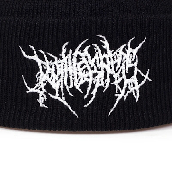 Personlighet Broderi Mössor Hatt Män Kvinna Mode Vinter Varm mössa Stickade Mjuka Kepsar Ben Skidor Skullies ullhattar gorras