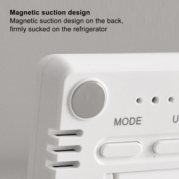 Digital Alarm Clock Ultra Thin Multifunction Temperature Humidity Electronic