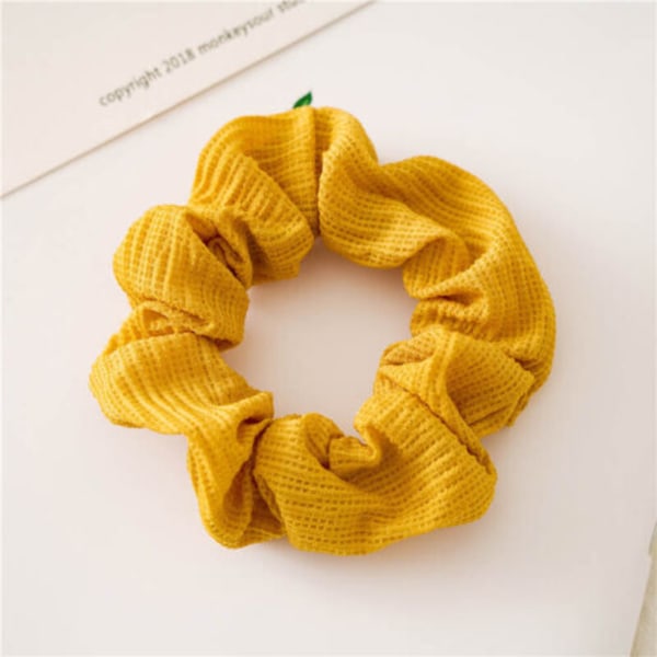 Women Cloth Scrunchies Hair Ties Ring Rope Elastic Rubber Band Ponytail Holder.