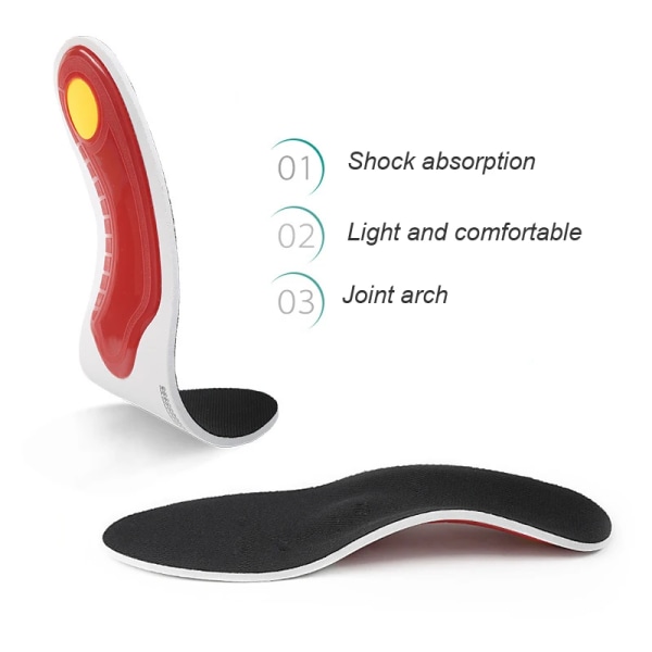 Orthotic  Arch Support Insoles 3D high Arch Support Flat Feet For Women Men orthopedic Foot Pain Pad