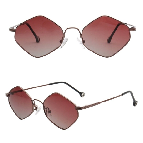 Hipster Geometric Women Sunglasses Polarized Sun Glasses Men Driving UV400 Metal