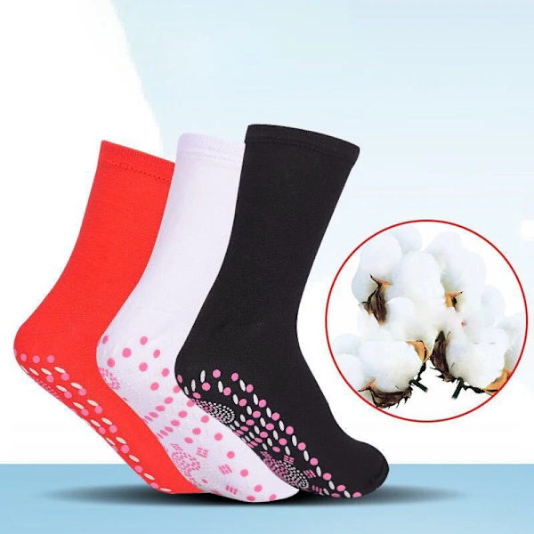 1 Pairs Winter Self-heating Health Care Socks Women Winter  Warm Massage Socks Men Thermal Sport Ski Fitness Short Sock