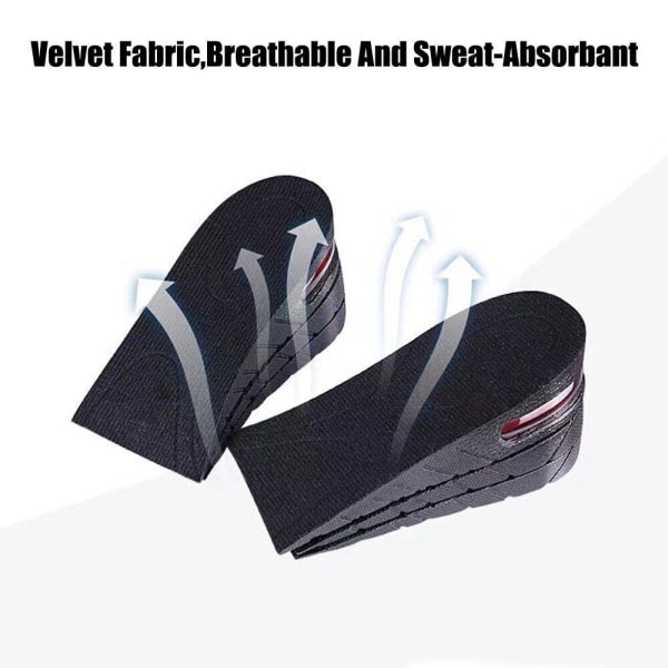 Eight Increase Insole Height Invisible Lift Adjustable Heel Lifting Inserts Shoe