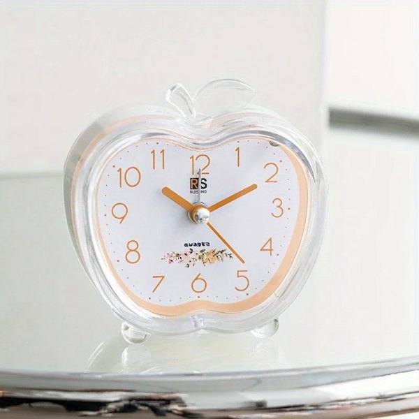 Apple Student Creative Personality Simple Bedroom Cartoon Children's Electronic Alarm Clock