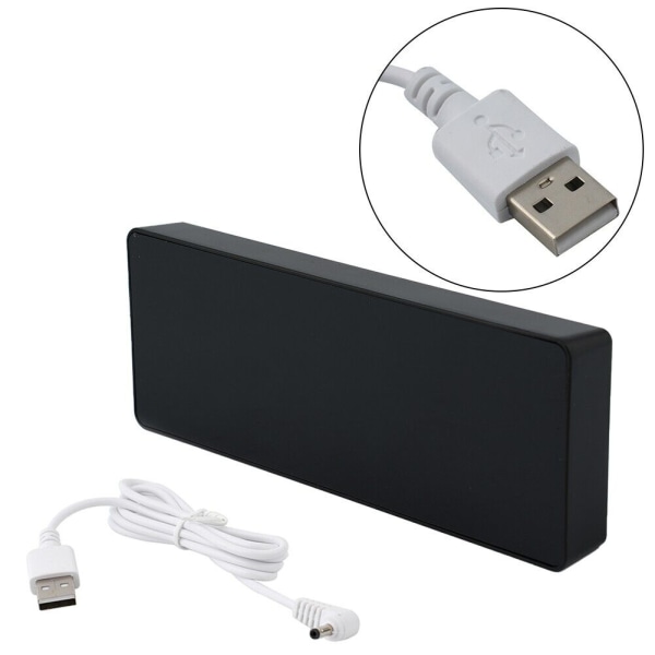 For Living Room Alarm Clock LED Display Snooze Temperature Date Display With USB