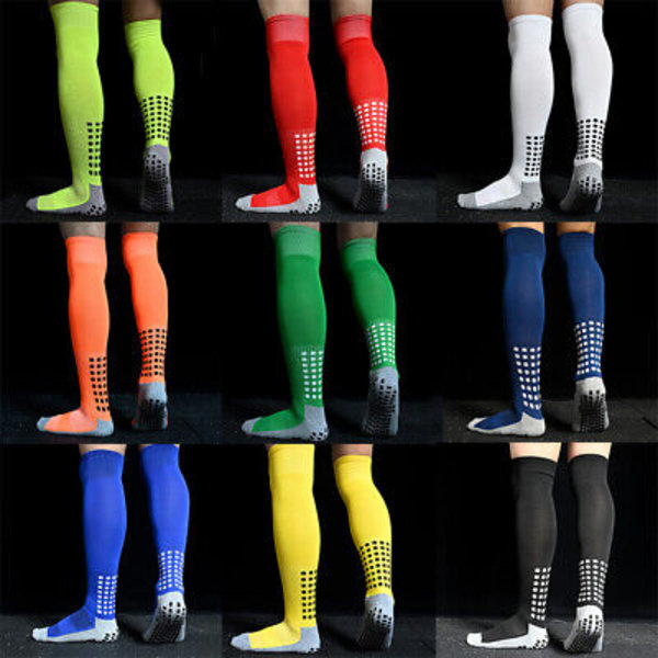 Sport Socks Anti Slip W/Grip Soccer Men Football Basketball Sock Long