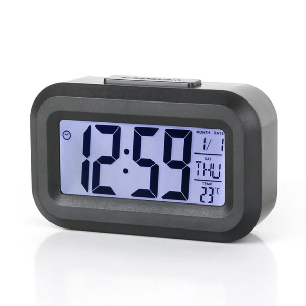 LED Digital Alarm Clock Electronic Digital Alarm Screen Desktop Table Clocks for Home Office Backlight Snooze Calendar Clock