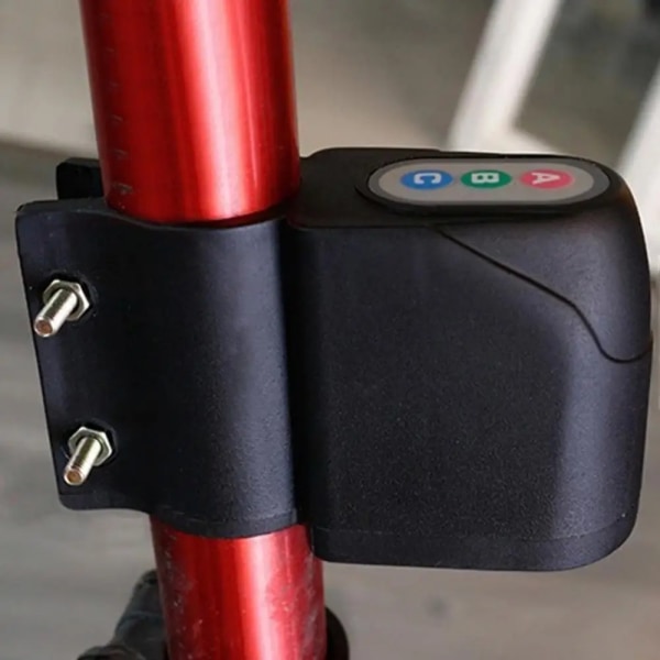 Electric Alarm Bicycle Steal Lock Anti-Theft Security Battery Powered Loud Alarm Tool Bike Lock