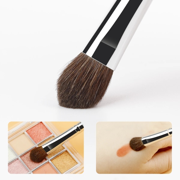 3Pcs Cosmetics Brushes Eye Shadow Blending Smudge Brush Soft Eye Liner Lying Silkworm Brush Women Makeup Tools High Quality