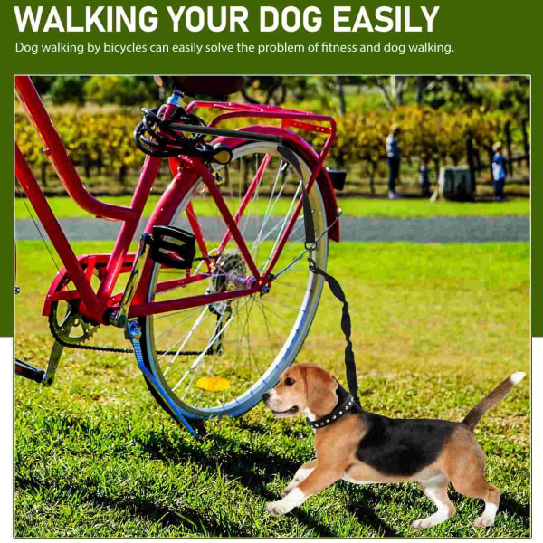 Dog Leash Bike Free Running Hands Attachment Walking Dogs Pet Rope Bikes Belt Riding Cable Traction Leashes Runner Harness