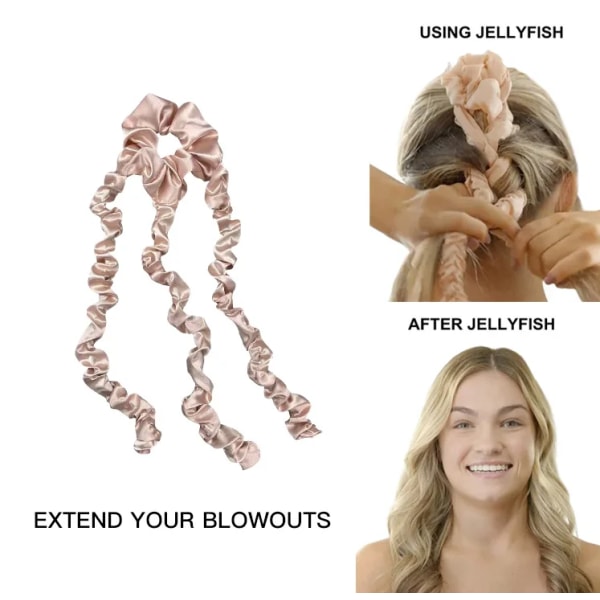 Hair Curler No Heat Curling Rod Silk Curls Jellyfish-shape Hair Rollers Sleeping Headband Lazy Hair Curlers Hair Styling Tools