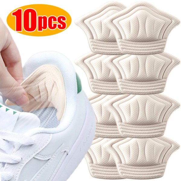 10pcs Insoles Patch Heel Pads for Sport Shoes Adjustable Size Heel Pad Pain Relief Cushion Insert Insole Heel Protector Stickers