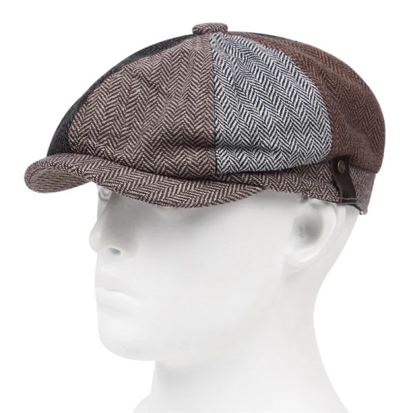 2022 Hot Sale Peaky Blinders Man Pure Cotton Newsboy Hat Fashion Retro Star Anise Berets Painter Hat For Man Women