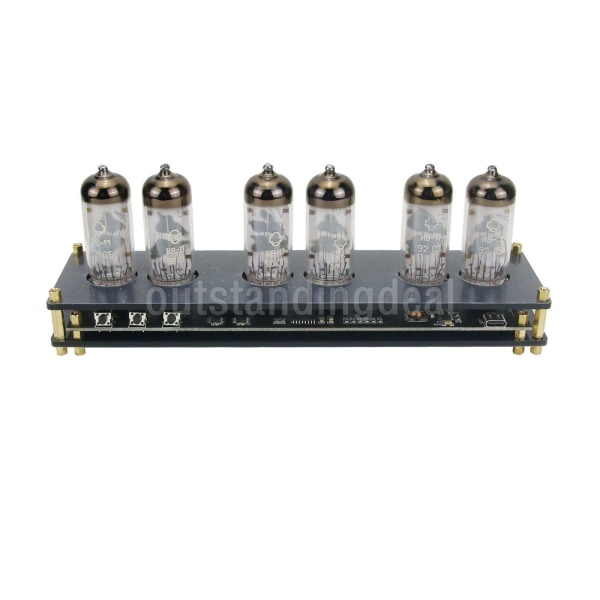 IV11 VFD Clock Fluorescent Tube Clock 6 Colors Light Time Date Temperature os67
