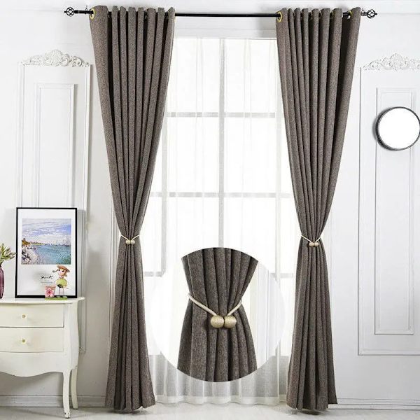 2PCS Magnetic Pearl Ball Curtain Buckles Tiebacks Backs Curtain Holdbacks Buckle Clips Rods Hook Home Decorative Accessories New