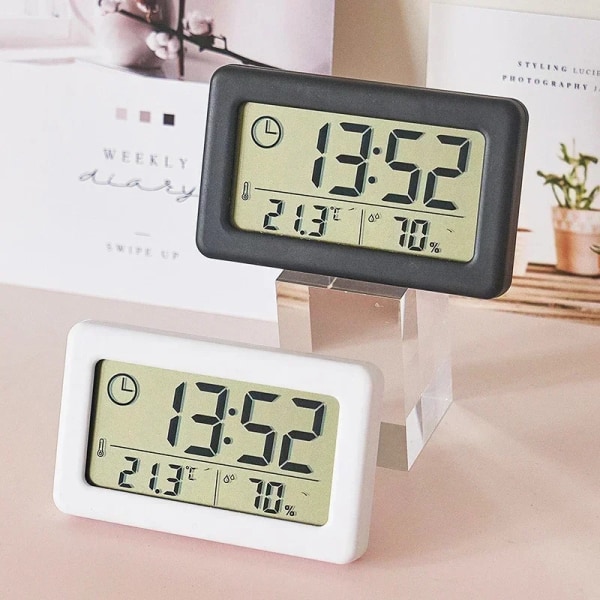 12/24-hour Led Table Clock  Multifunctional Classic Clock Digital Desktop Office Ornament Portable Alarm Clock Bedroom Supplies