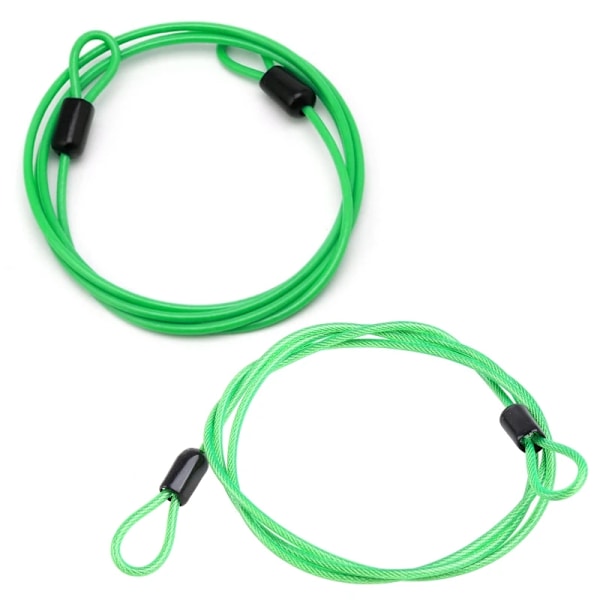 New 3Color 100cm x 2mm Cycling Sport Security Loop Cable Lock Bikes Bicycle Scooter U-Lock Drop Ship