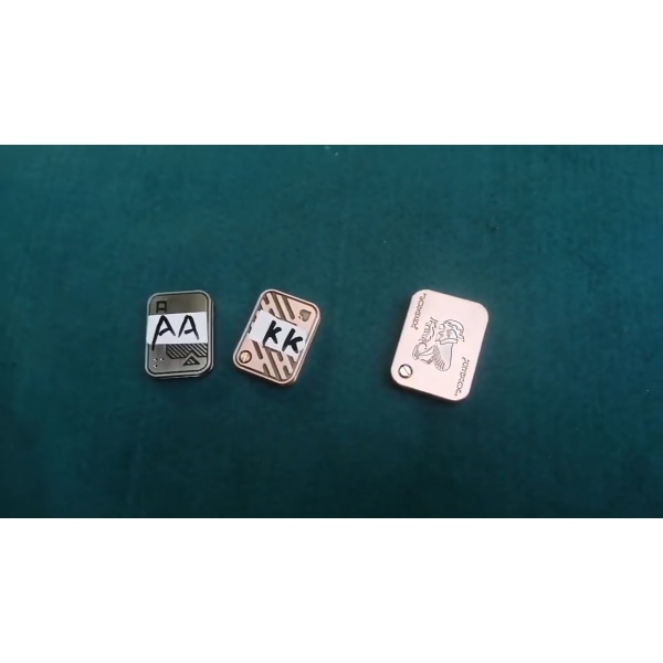 Big Poker Click Clicker Slider Push Card Hand Fidget decompression gift Toy EDC