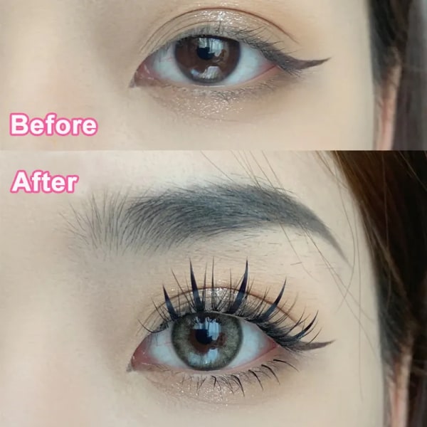 Manga Lashes Thick Little Devil False Eyelashes Bundles Single Cluster Segmented Natural Simulation Cos Eyelashes Eye Extension