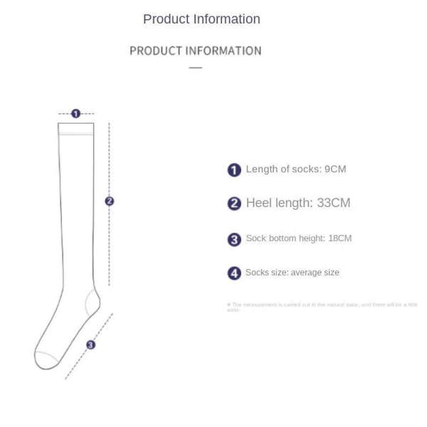 Golf Women's Tall Socks Soft Elastic Slim Tall Thickened Sport Socks New