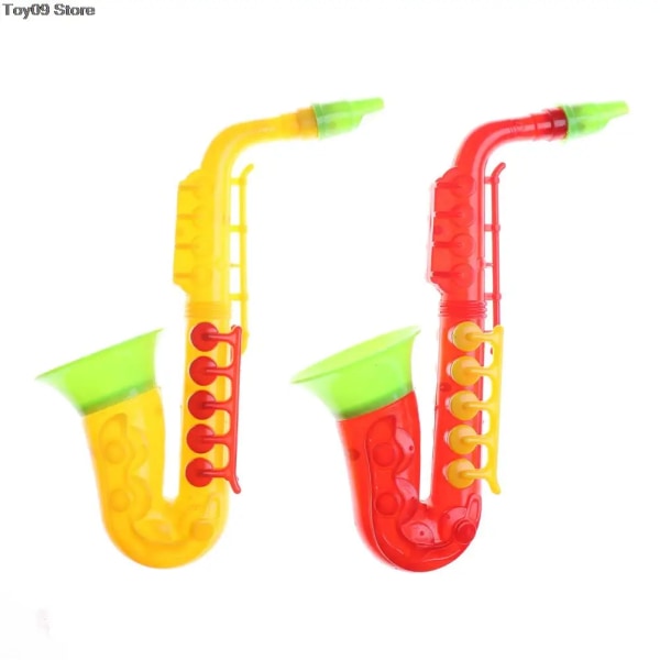 Plastic Learning Musical Saxophone Instrument Plastic Baby Kids Musical Instrument Early Education Toys 21cm