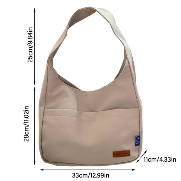 Casual Canvas Bag Women's Summer 2023 New Trendy Fashion Tote Bag All-match Large-capacity Shoulder Underarm Bag lake blue